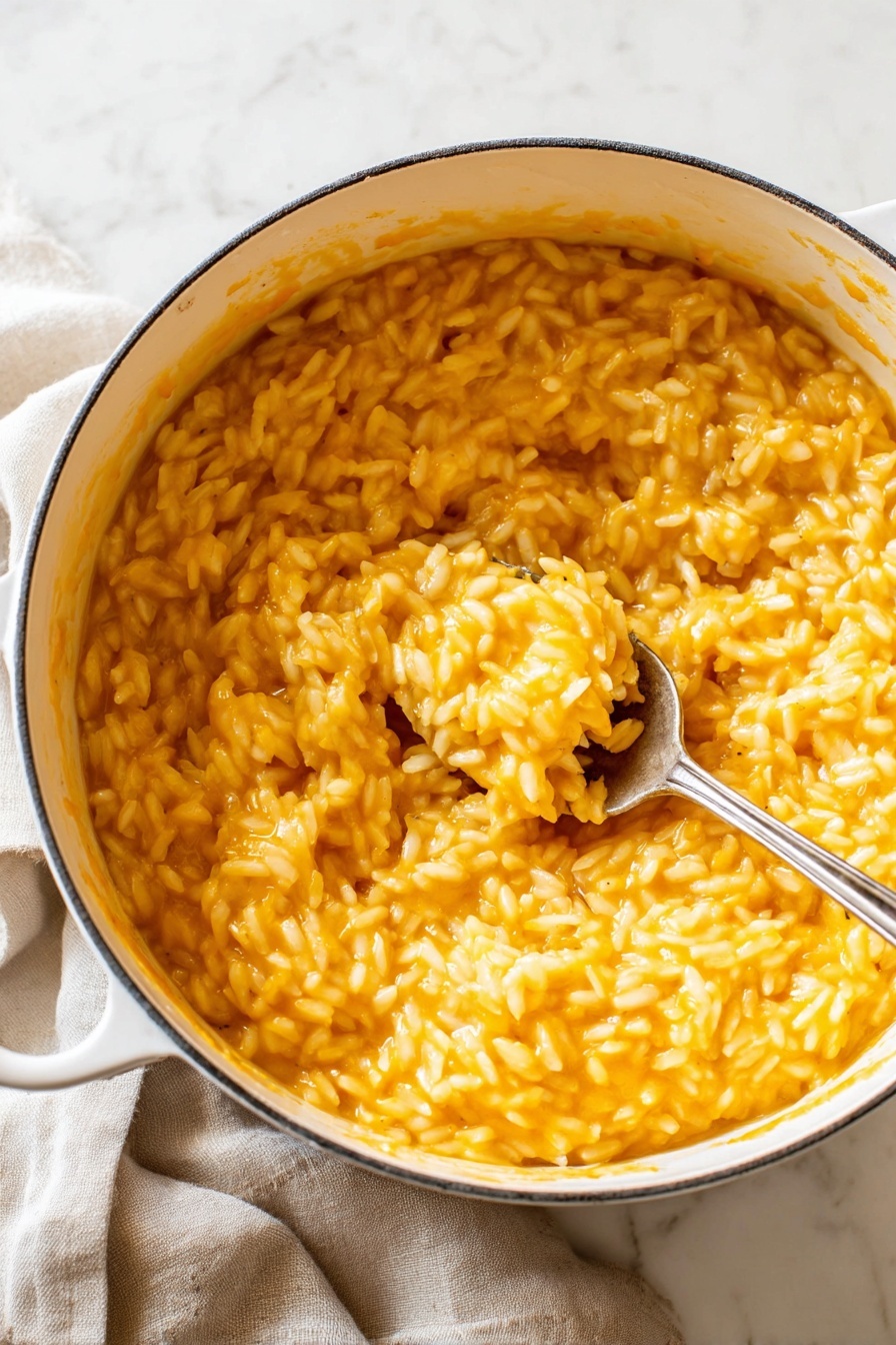 creamy pumpkin rice - Recipe Image