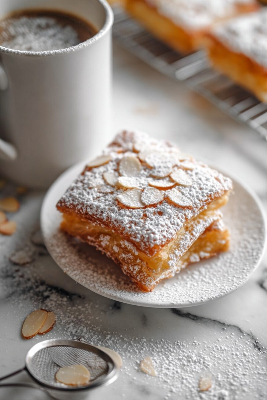 almond puff pastry - Serving Suggestion