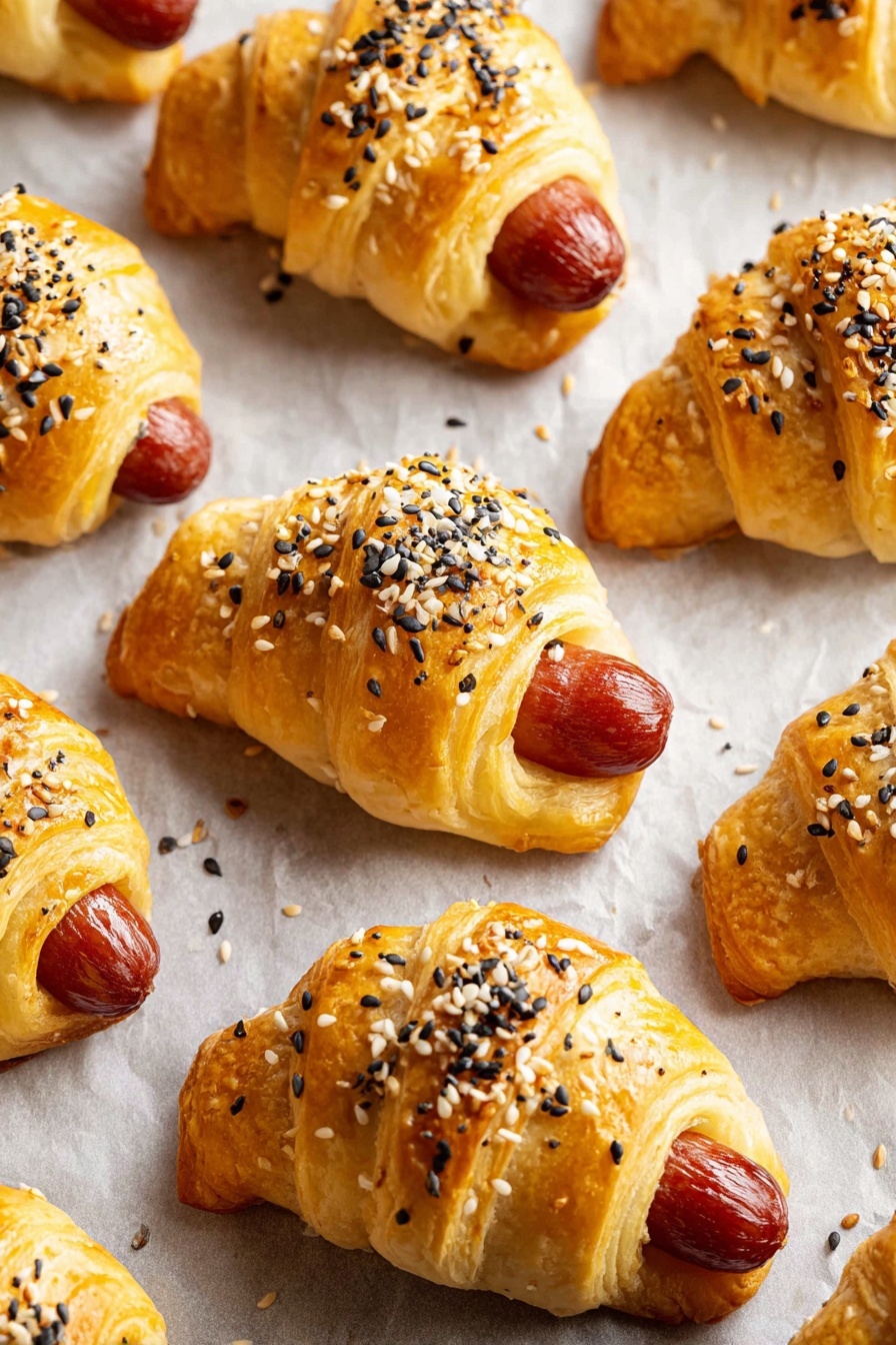 sausage pigs in a blanket - Recipe Image