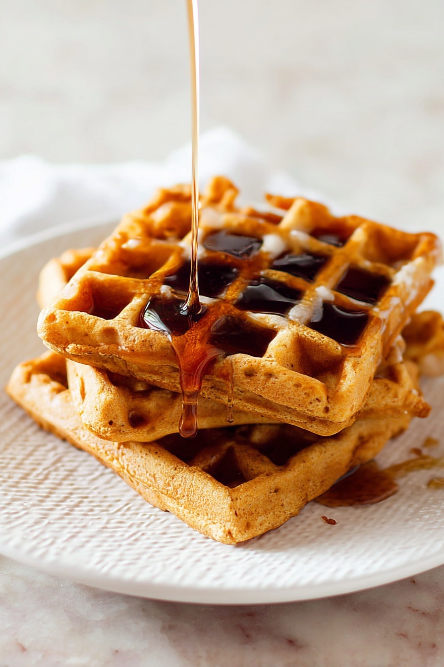 gluten-free oat waffles - Recipe Image