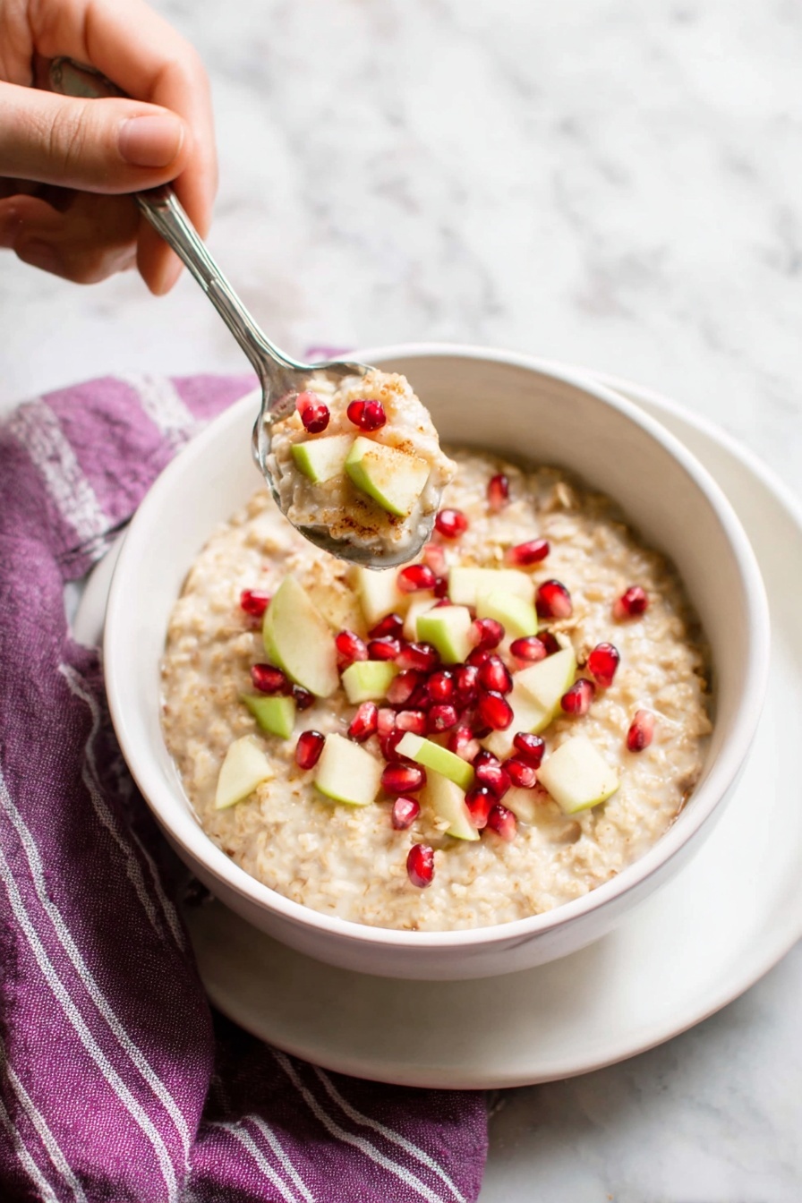 Creamy Steel-Cut Oats - Serving Suggestion