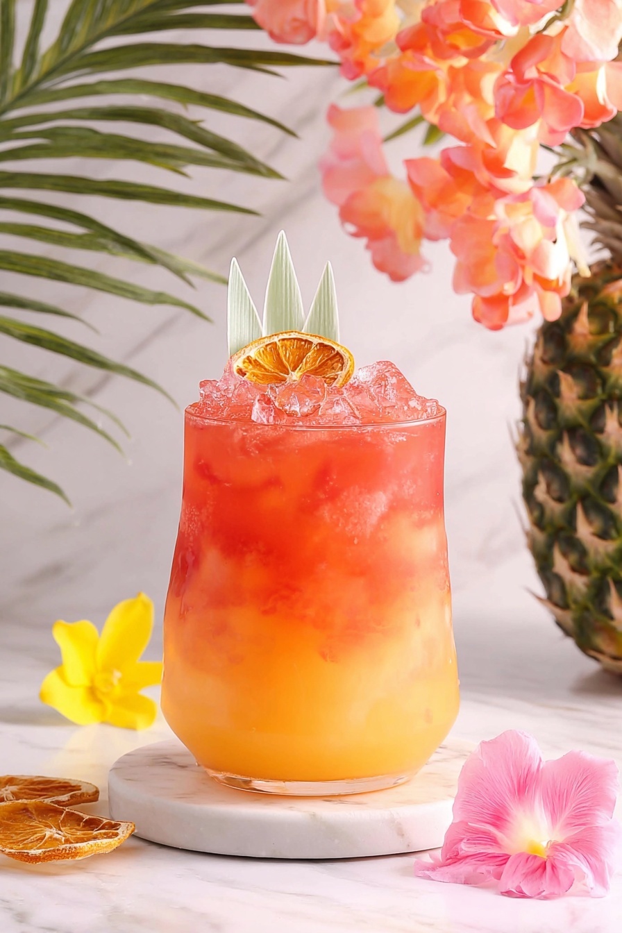 tropical mango pineapple - Recipe Image