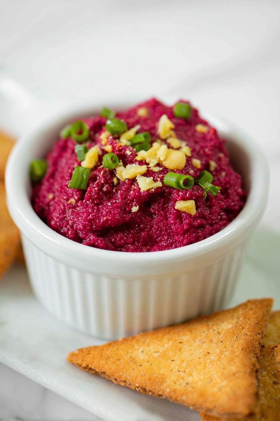 beet hummus - Recipe Image