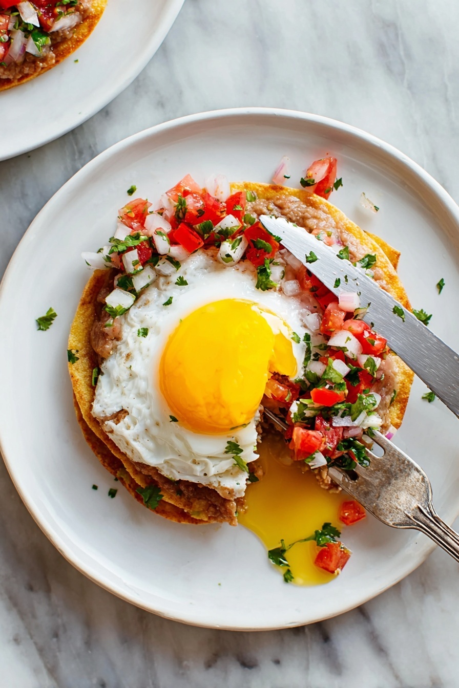 crispy breakfast tostadas - Recipe Image