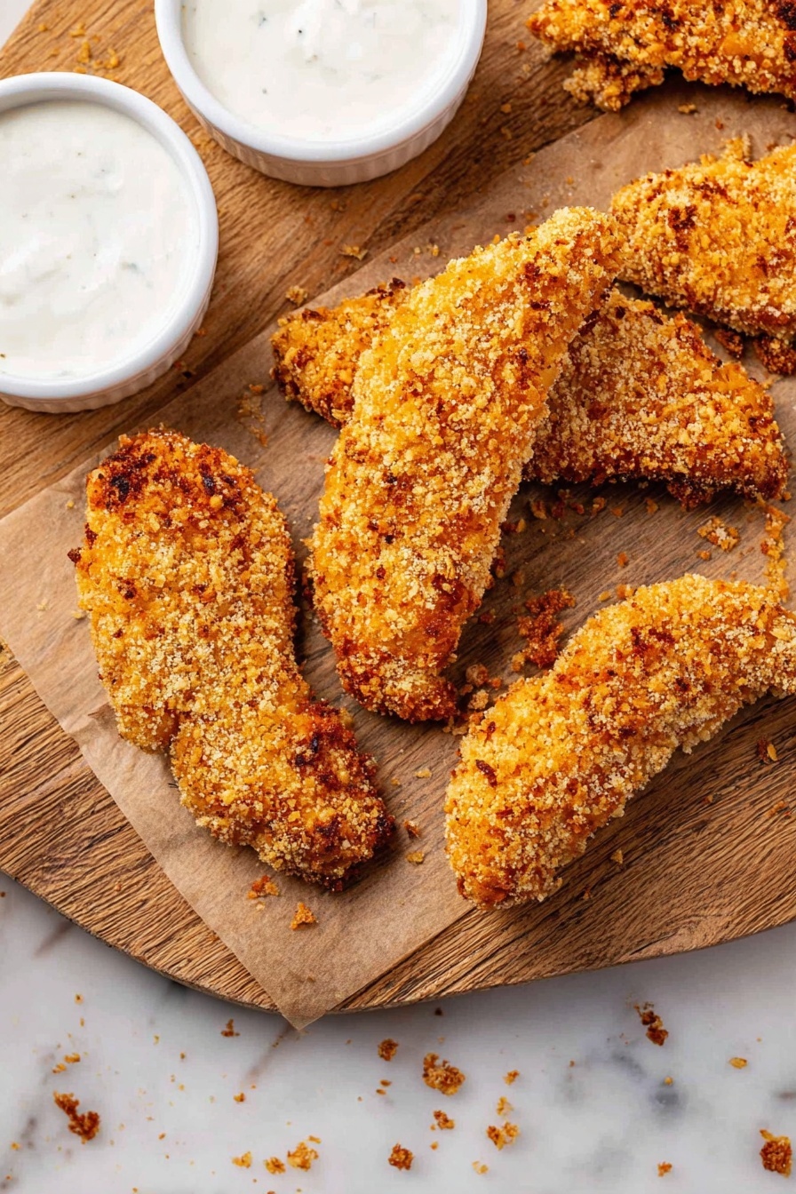 oven baked chicken tenders - Recipe Image