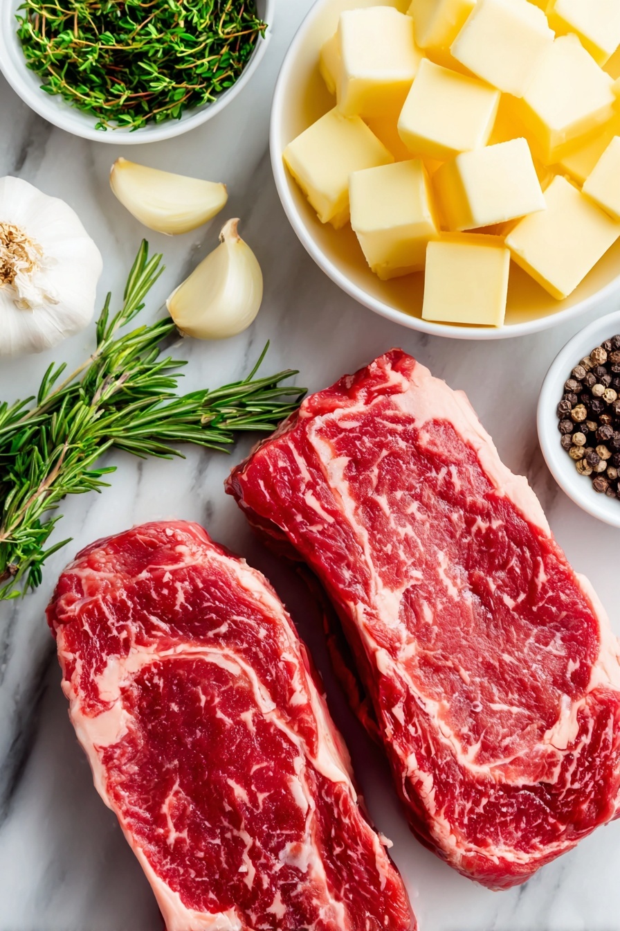 garlic butter steak - Recipe Image