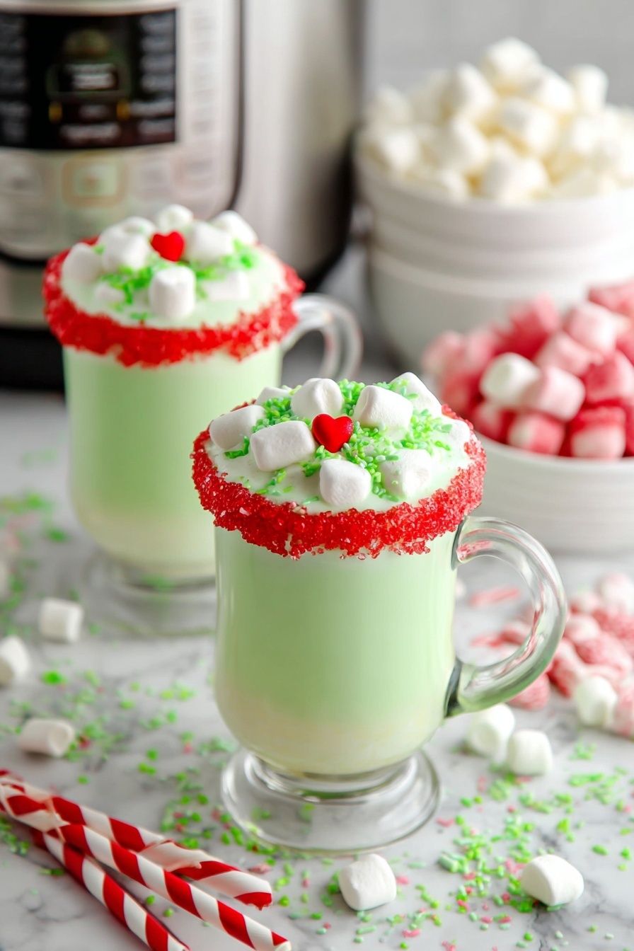 Grinch Hot Chocolate - Recipe Image