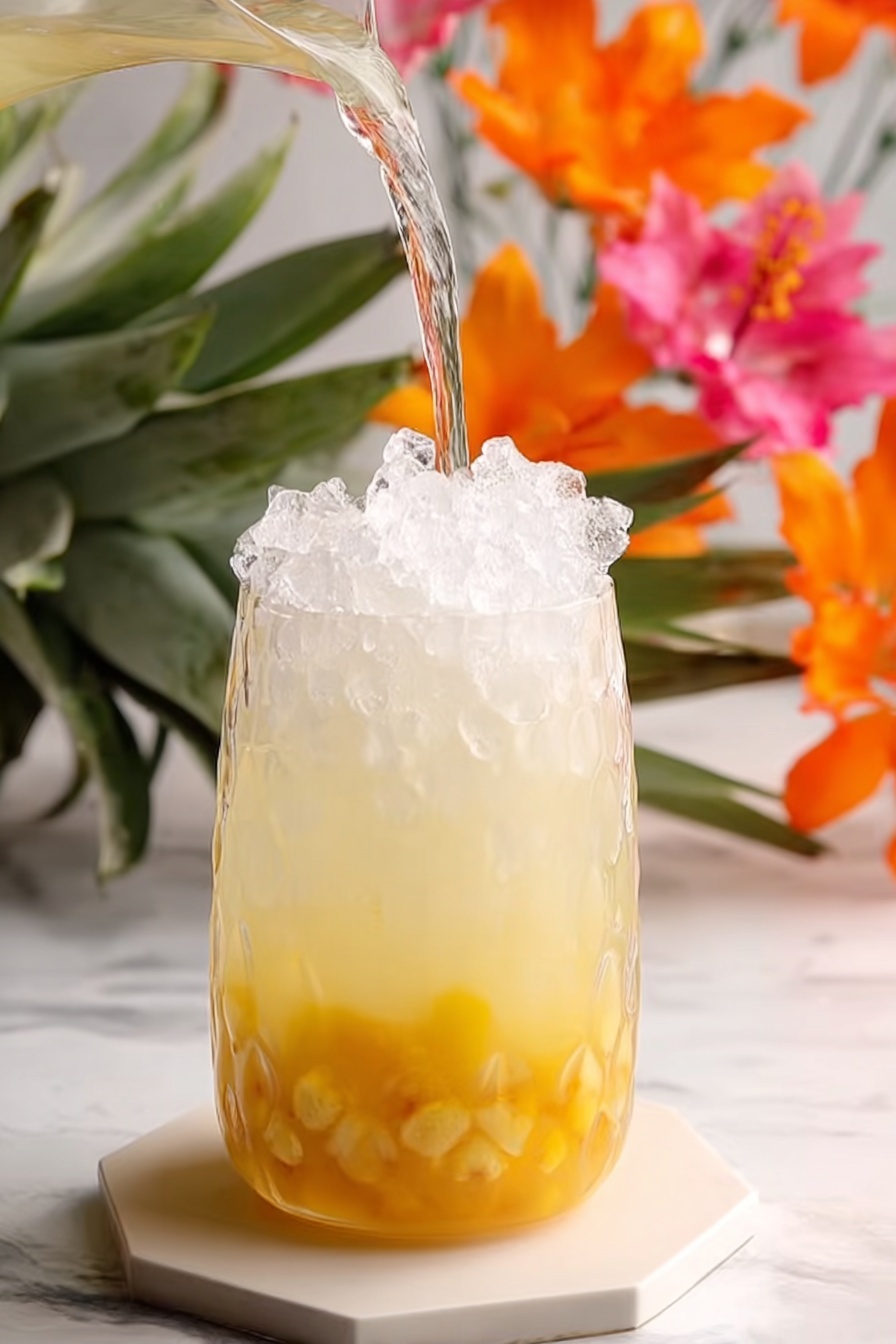 tropical mango pineapple - Recipe Image