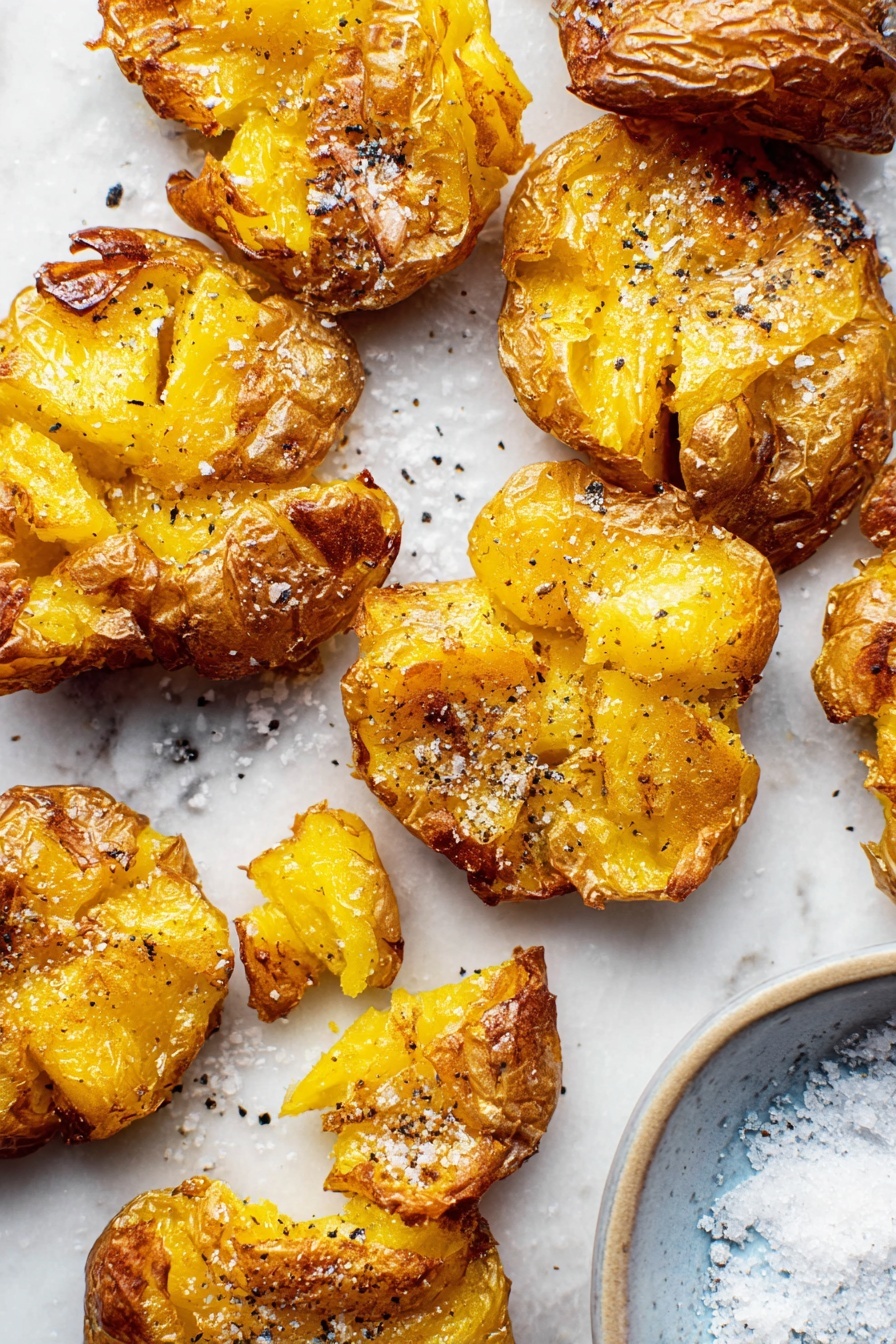 Crispy Smashed Potatoes - Recipe Image