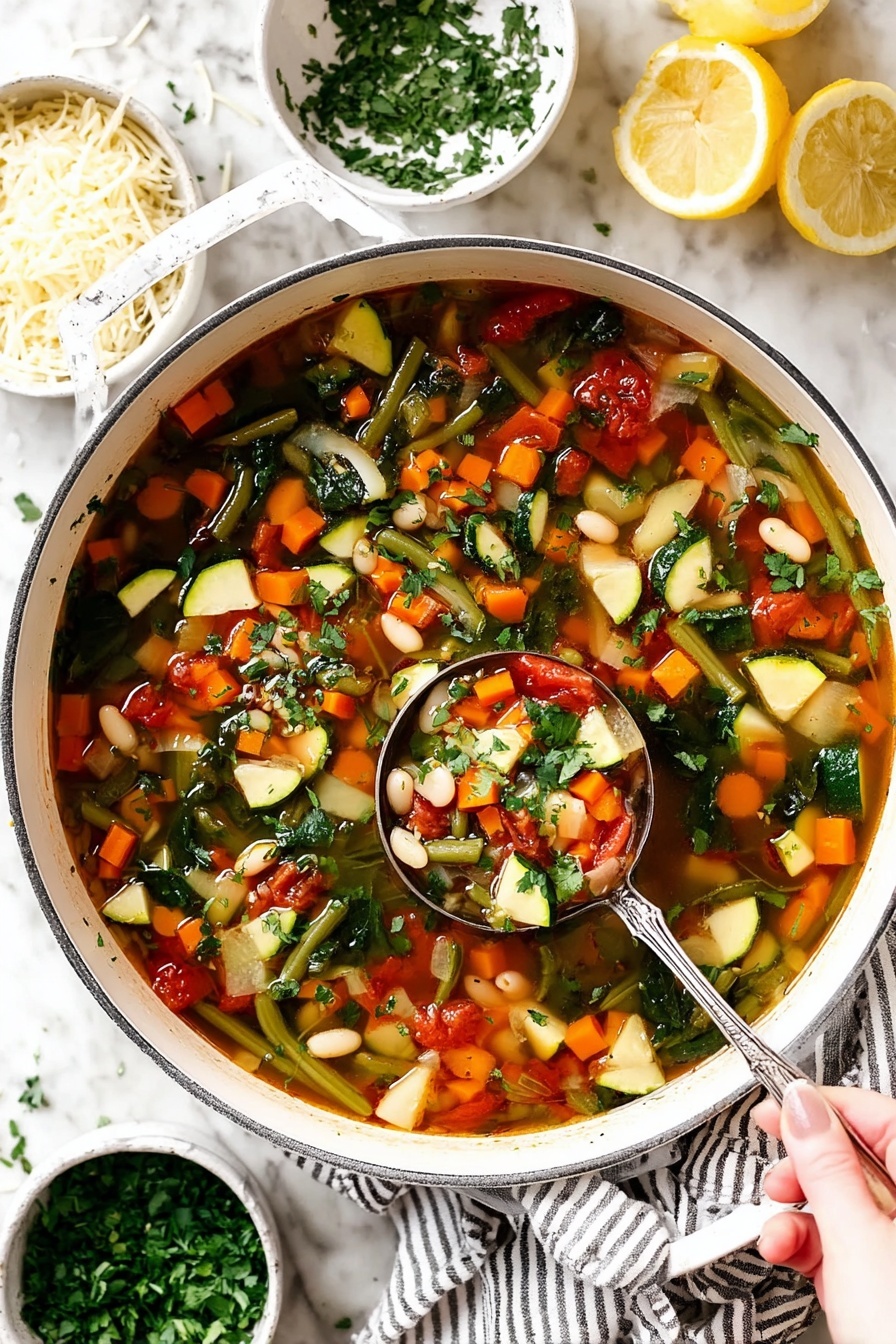 vegetable minestrone - Recipe Image