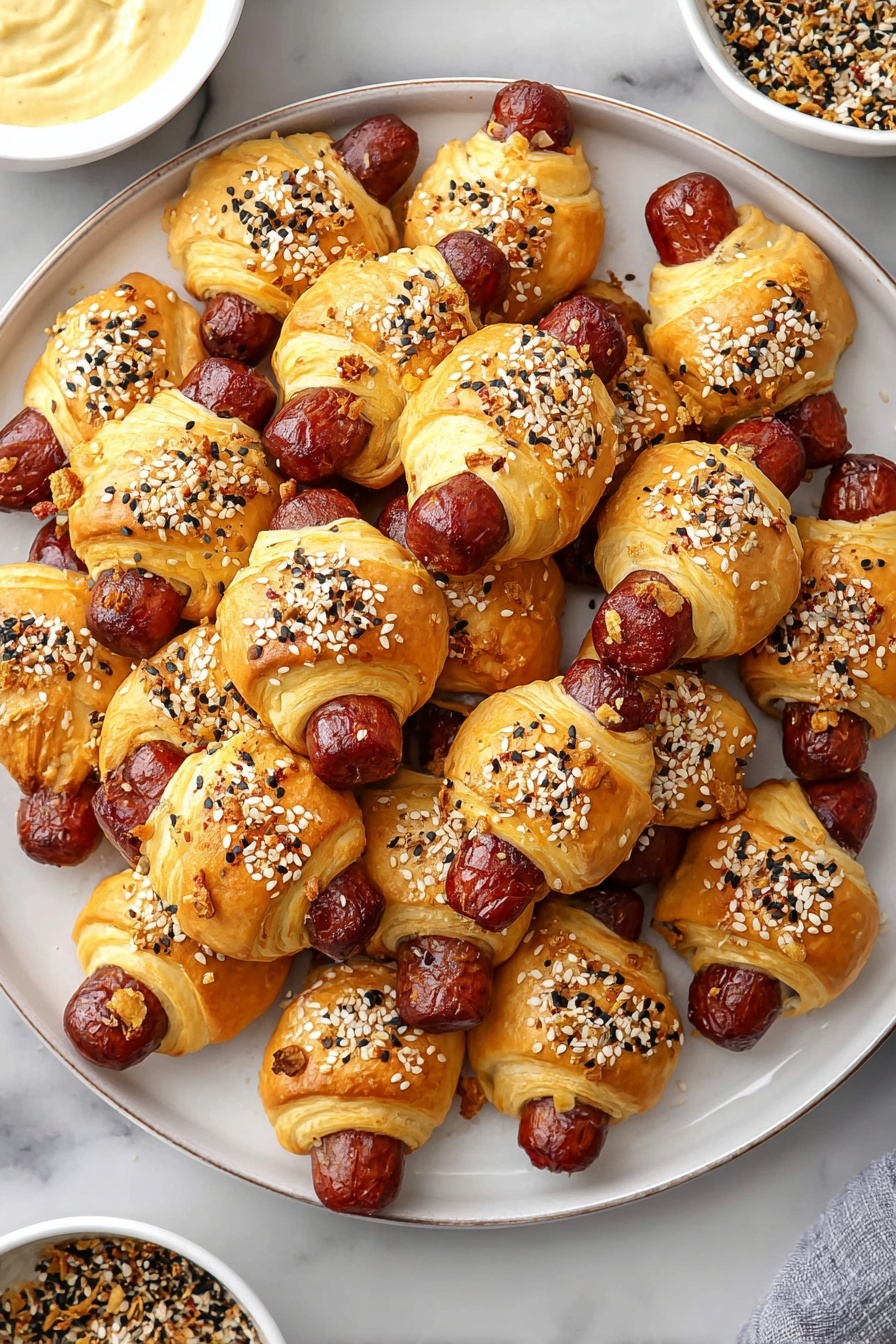 sausage pigs in a blanket - Serving Suggestion