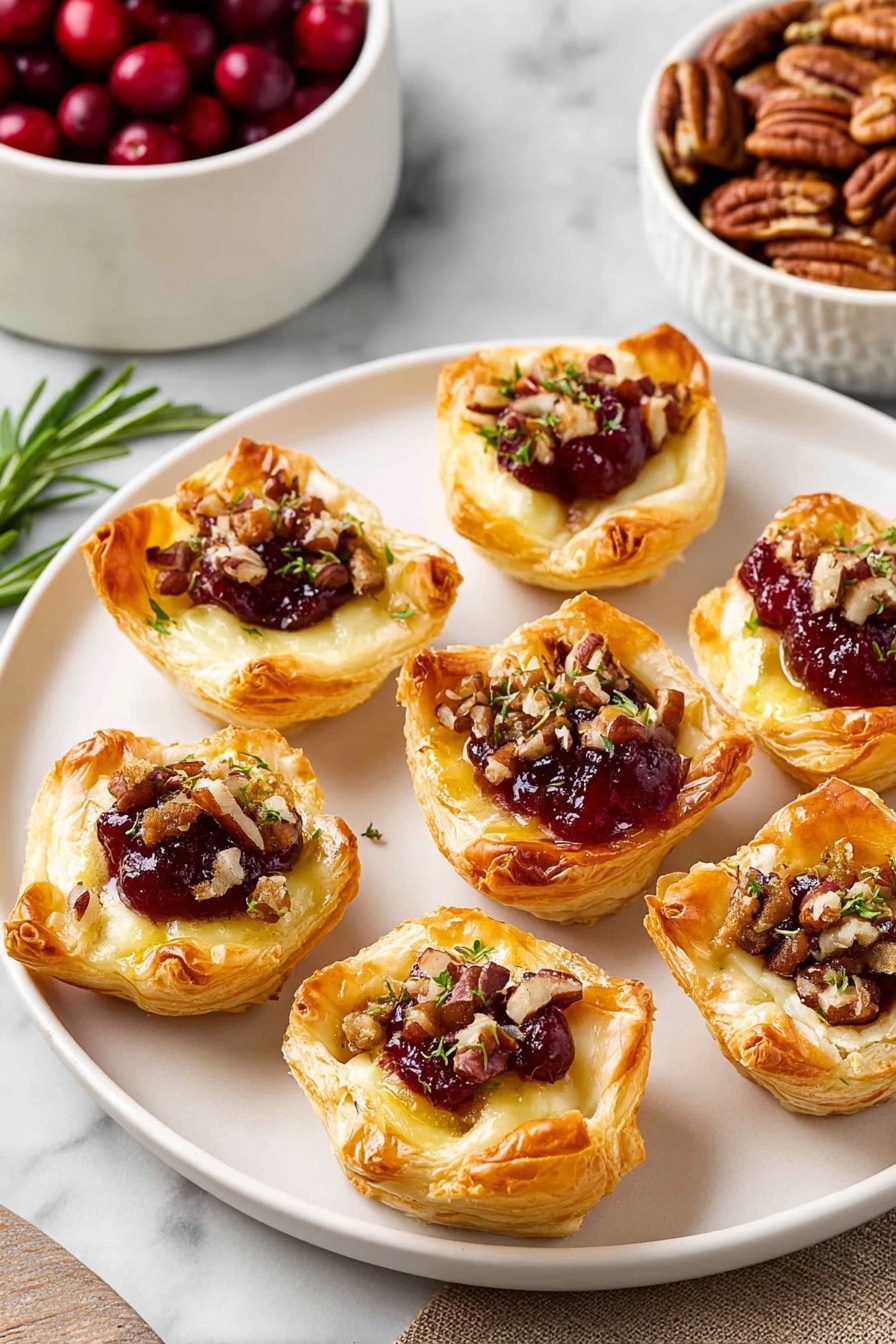 cranberry brie bites - Serving Suggestion