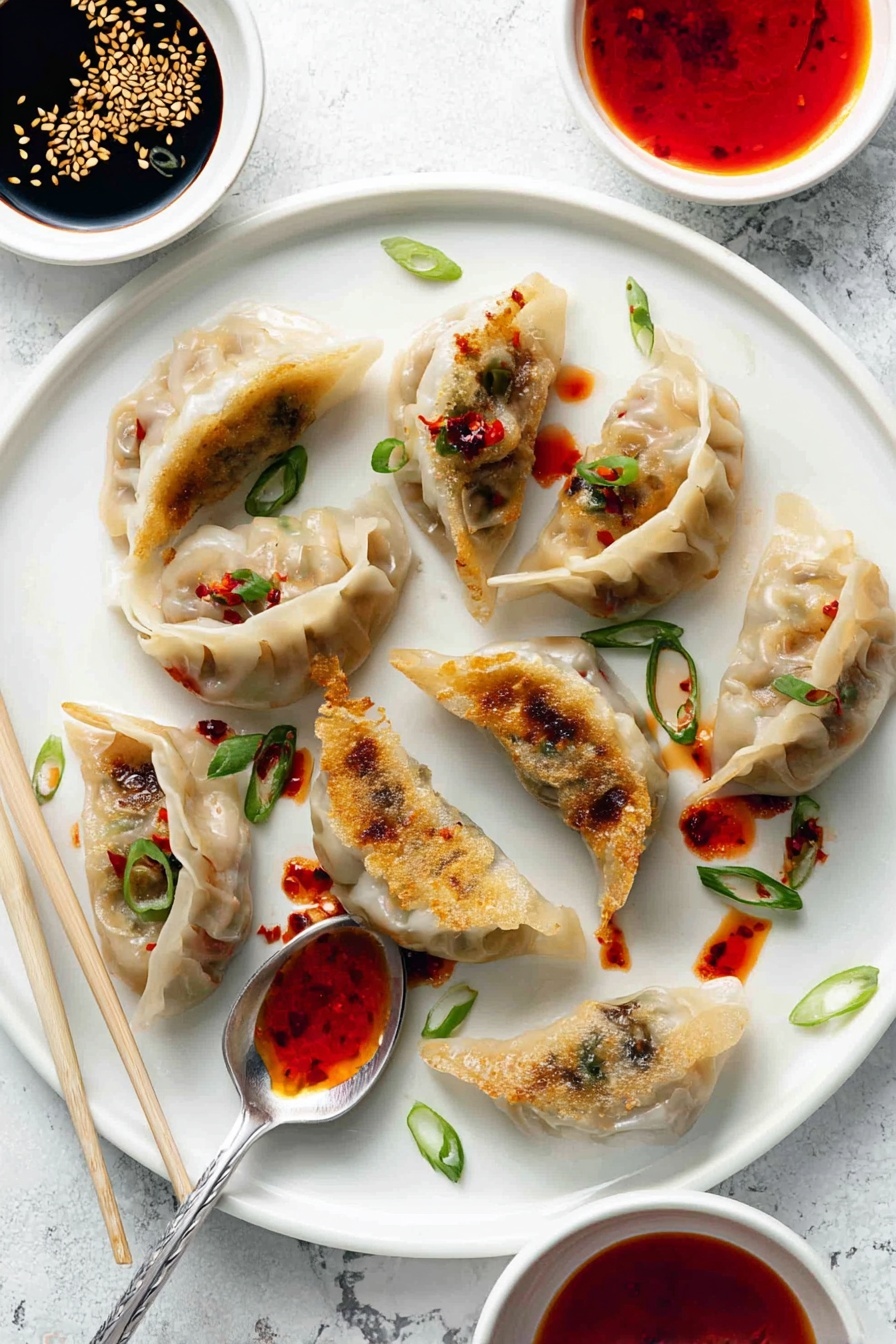 vegetable tofu dumplings - Recipe Image