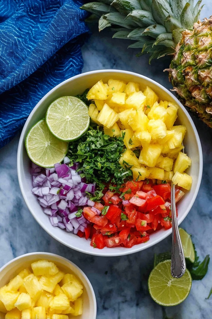pineapple salsa - Recipe Image