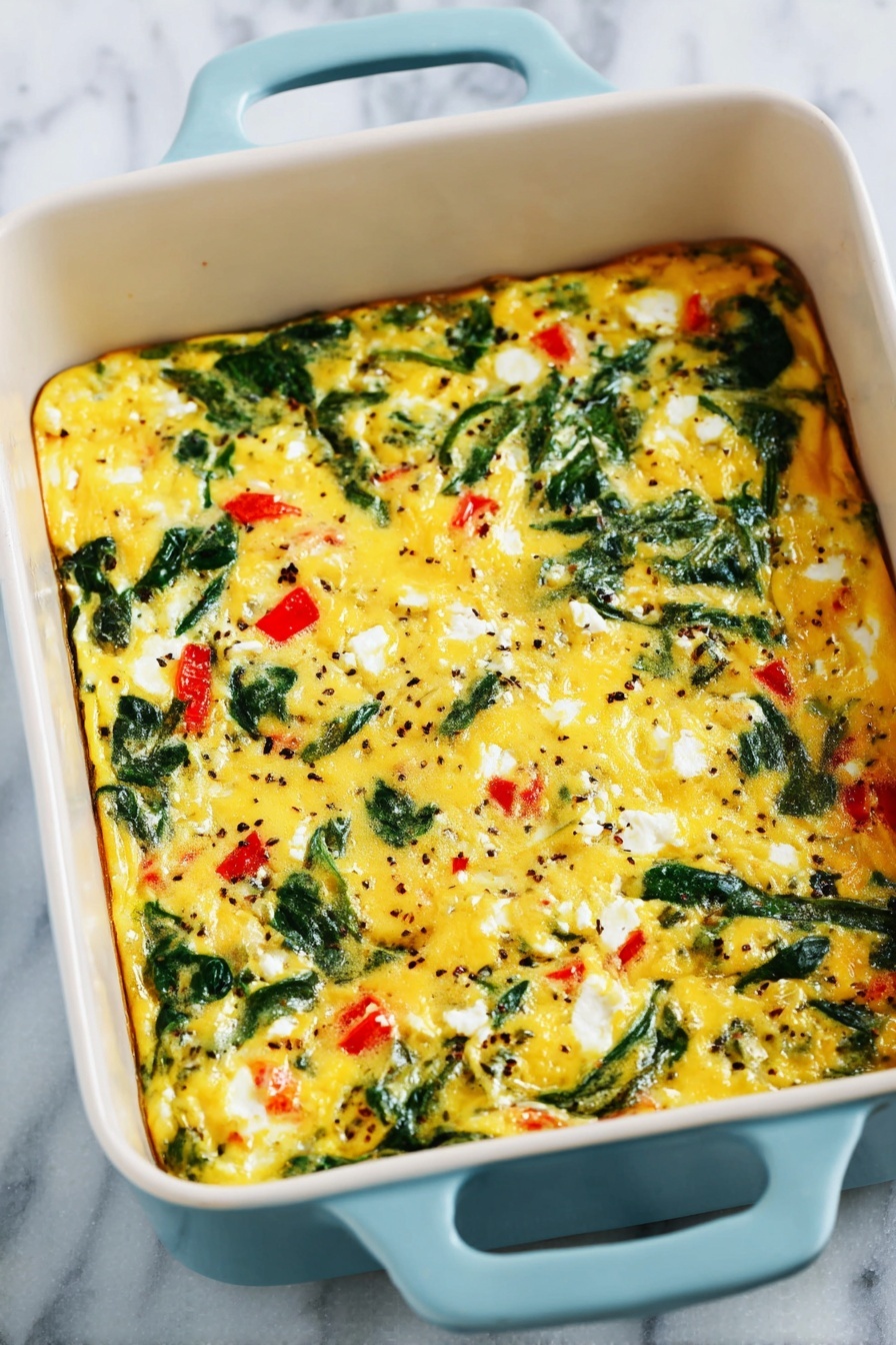 healthy breakfast egg casserole - Recipe Image