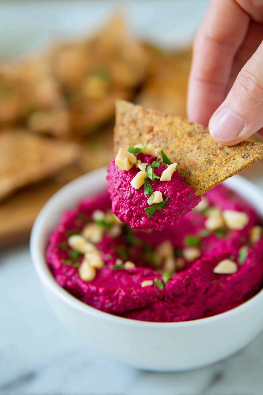 beet hummus - Serving Suggestion