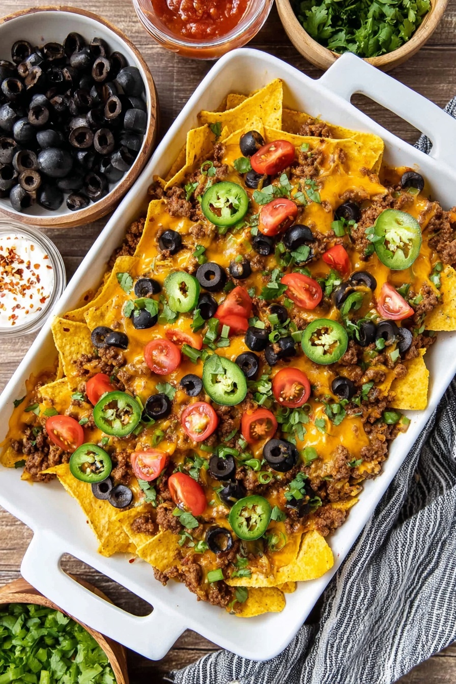 Loaded Beef Nachos - Recipe Image