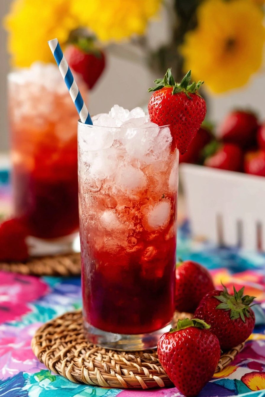 Strawberry Sweet Tea - Recipe Image