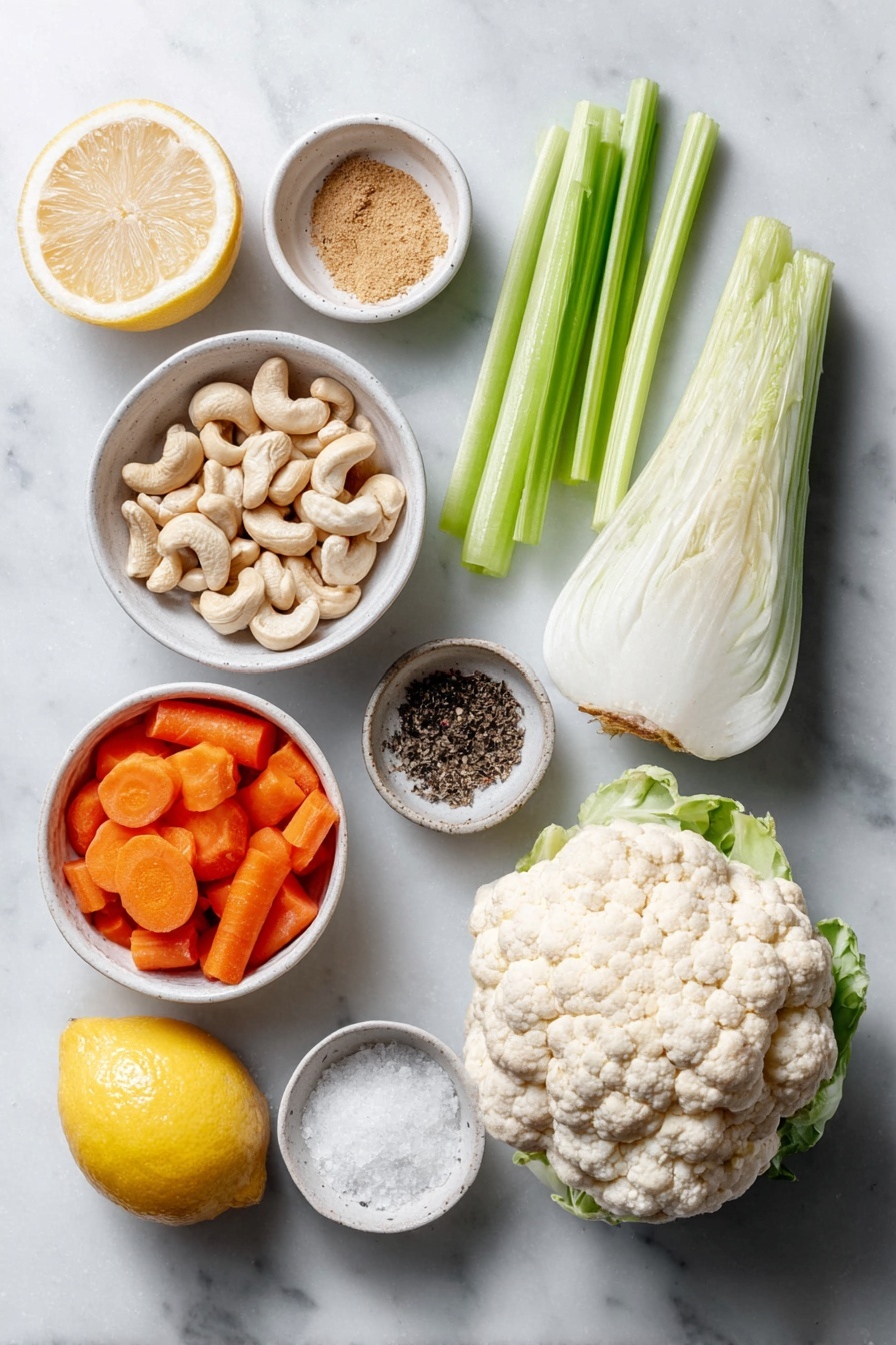 savory cauliflower smoothie - Recipe Image