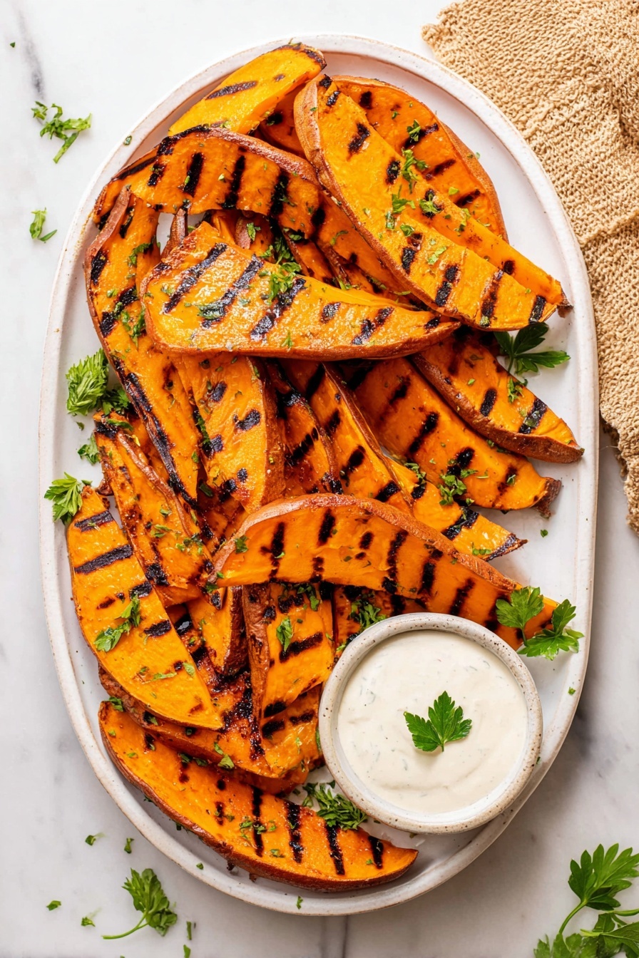 grilled sweet potatoes - Recipe Image