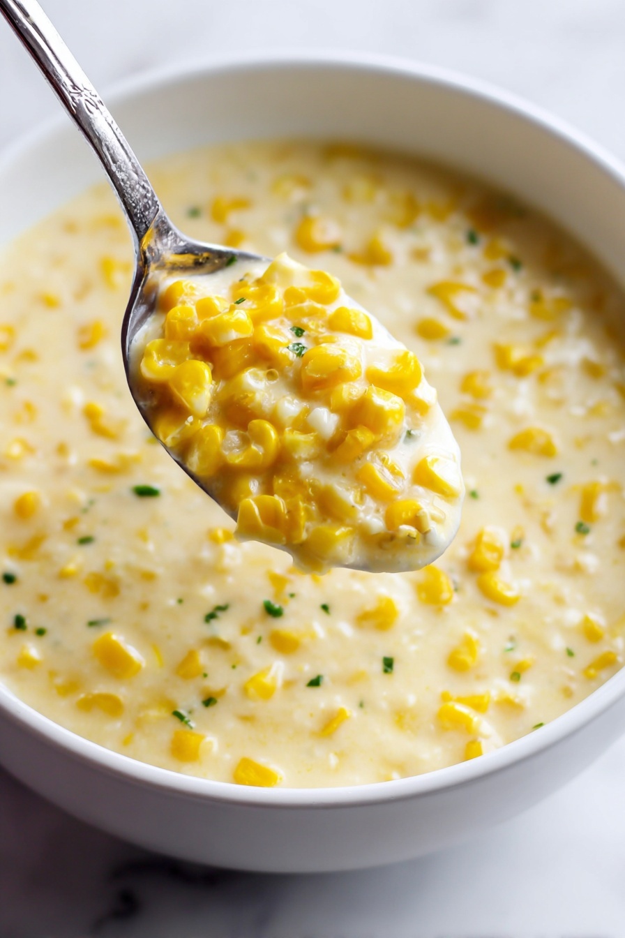 Creamed Corn - Serving Suggestion
