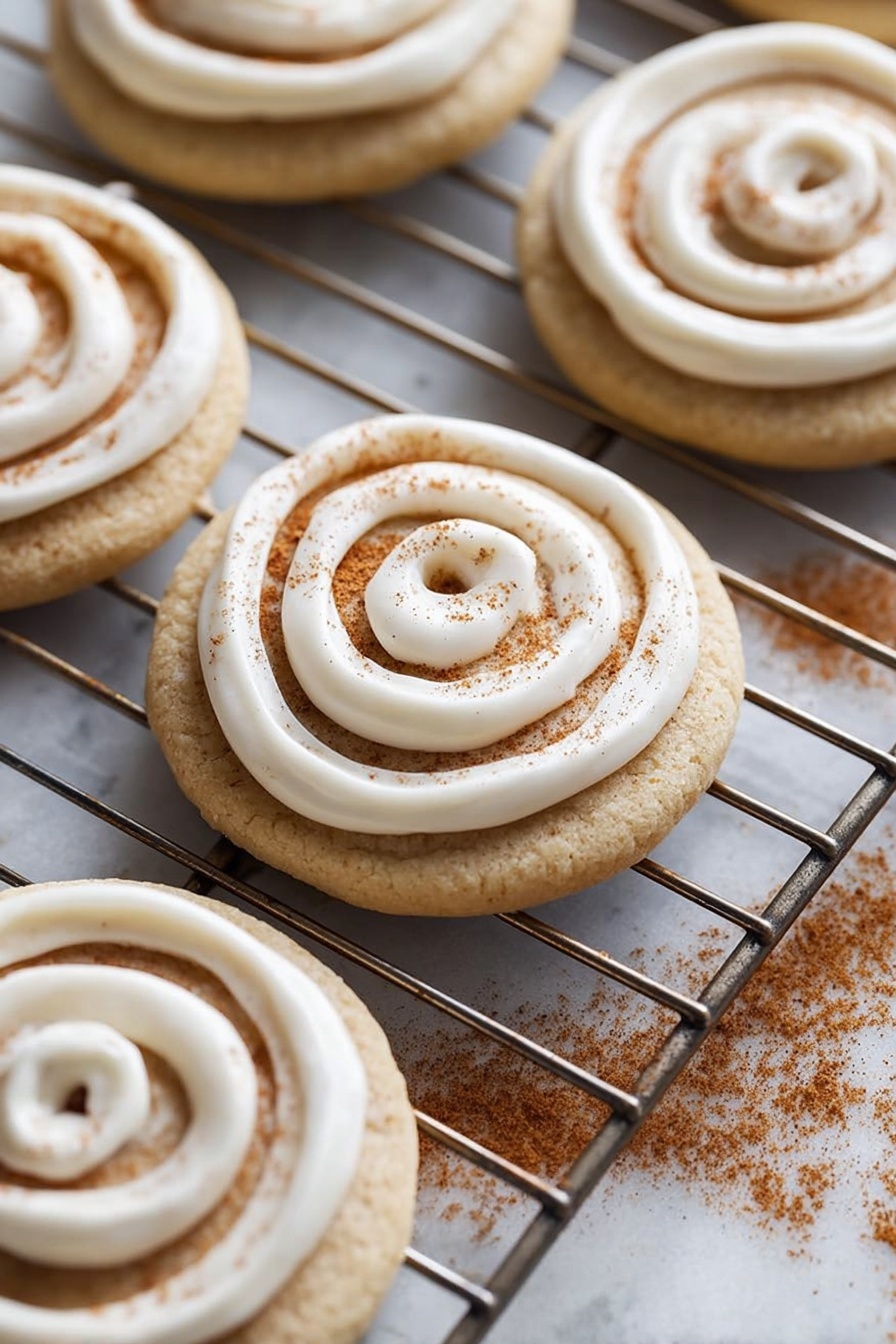 cinnamon roll cookies - Recipe Image
