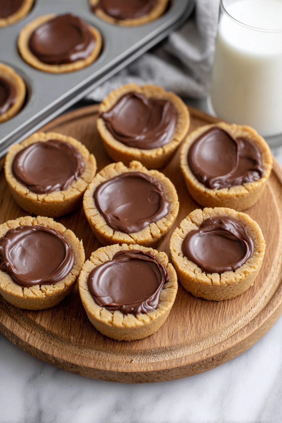 peanut butter cookie cups - Serving Suggestion