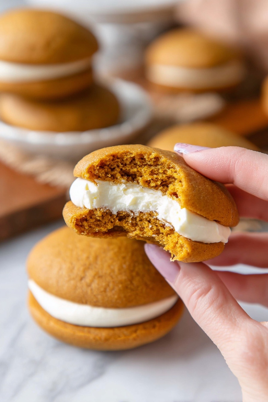 Pumpkin Whoopie Pies - Serving Suggestion