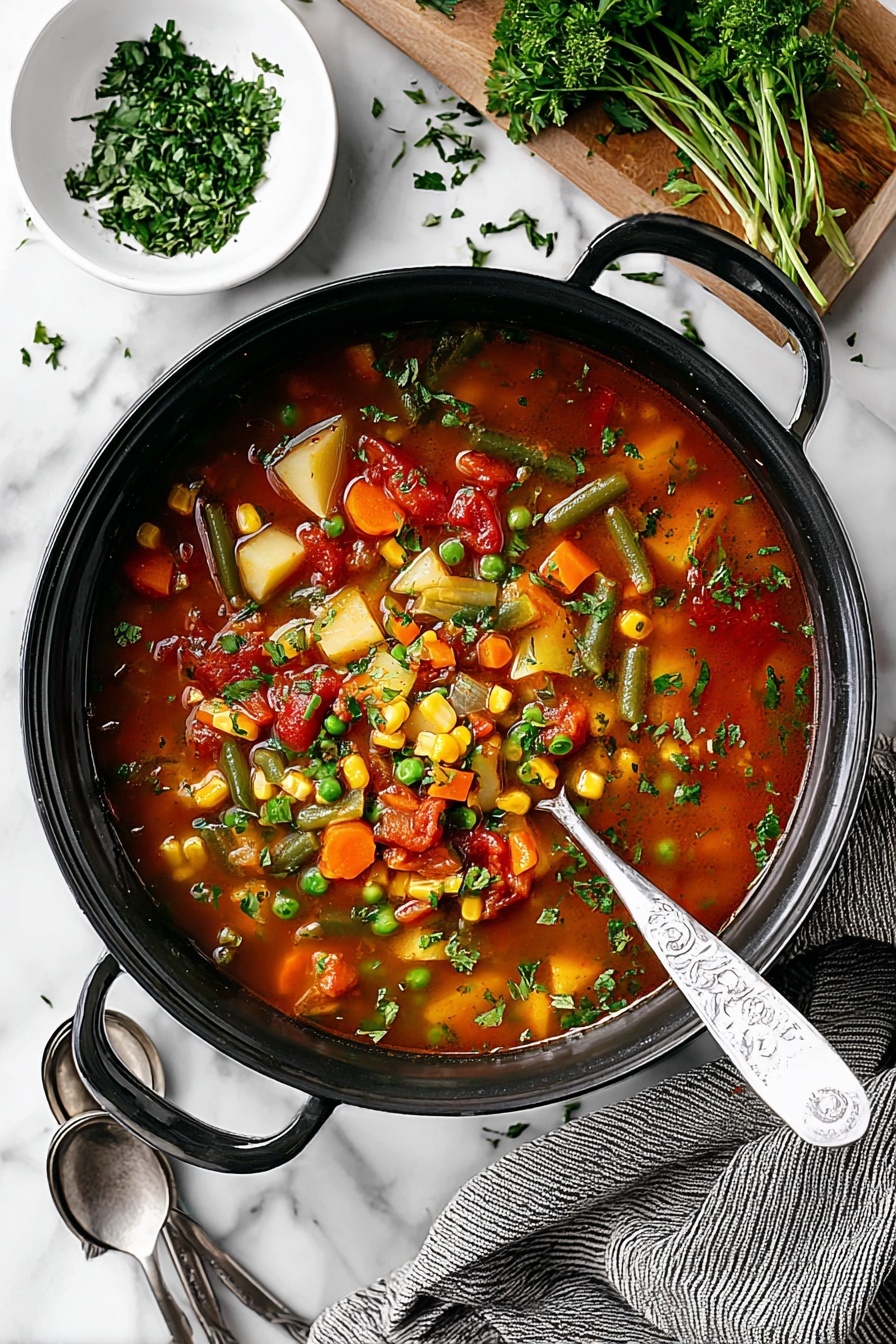 Hearty Vegetable Soup - Recipe Image