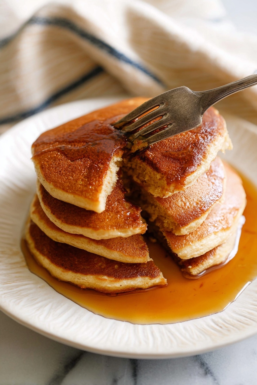 gingerbread pancakes - Serving Suggestion