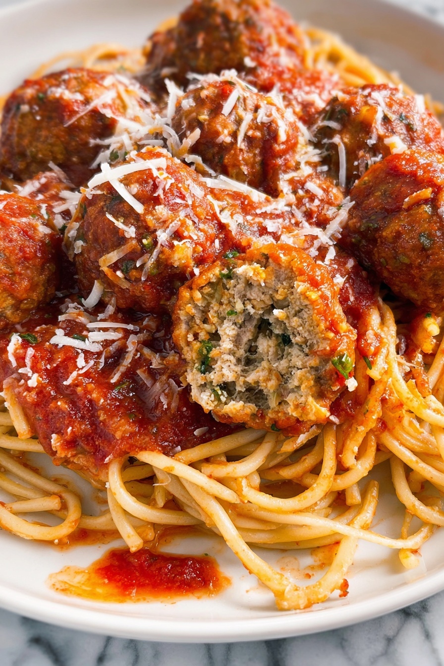 Turkey Meatballs - Serving Suggestion