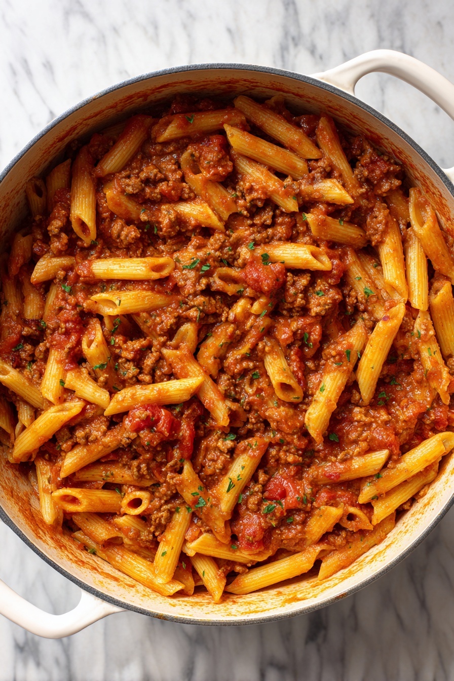 Sloppy Joe Pasta - Recipe Image