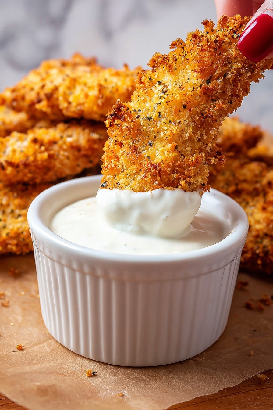 oven baked chicken tenders - Serving Suggestion