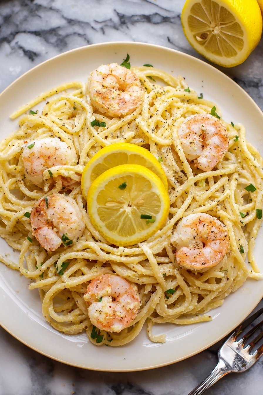Creamy Garlic Shrimp - Serving Suggestion