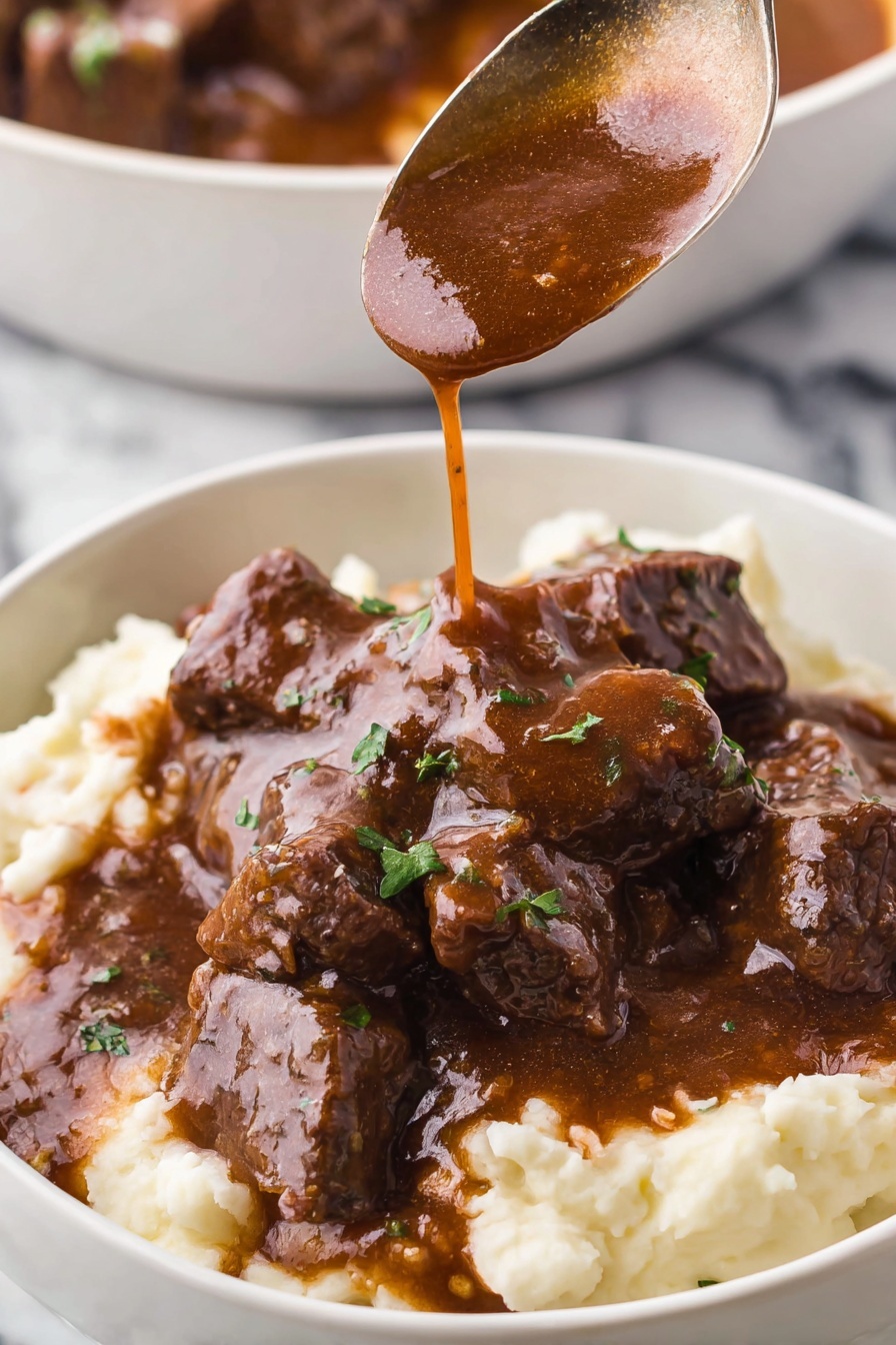 beef tips and gravy - Serving Suggestion